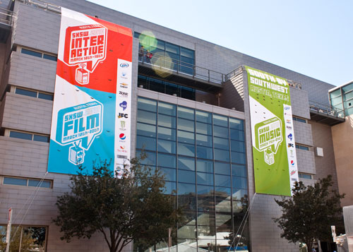 SXSW 2010 Convention Center Banners